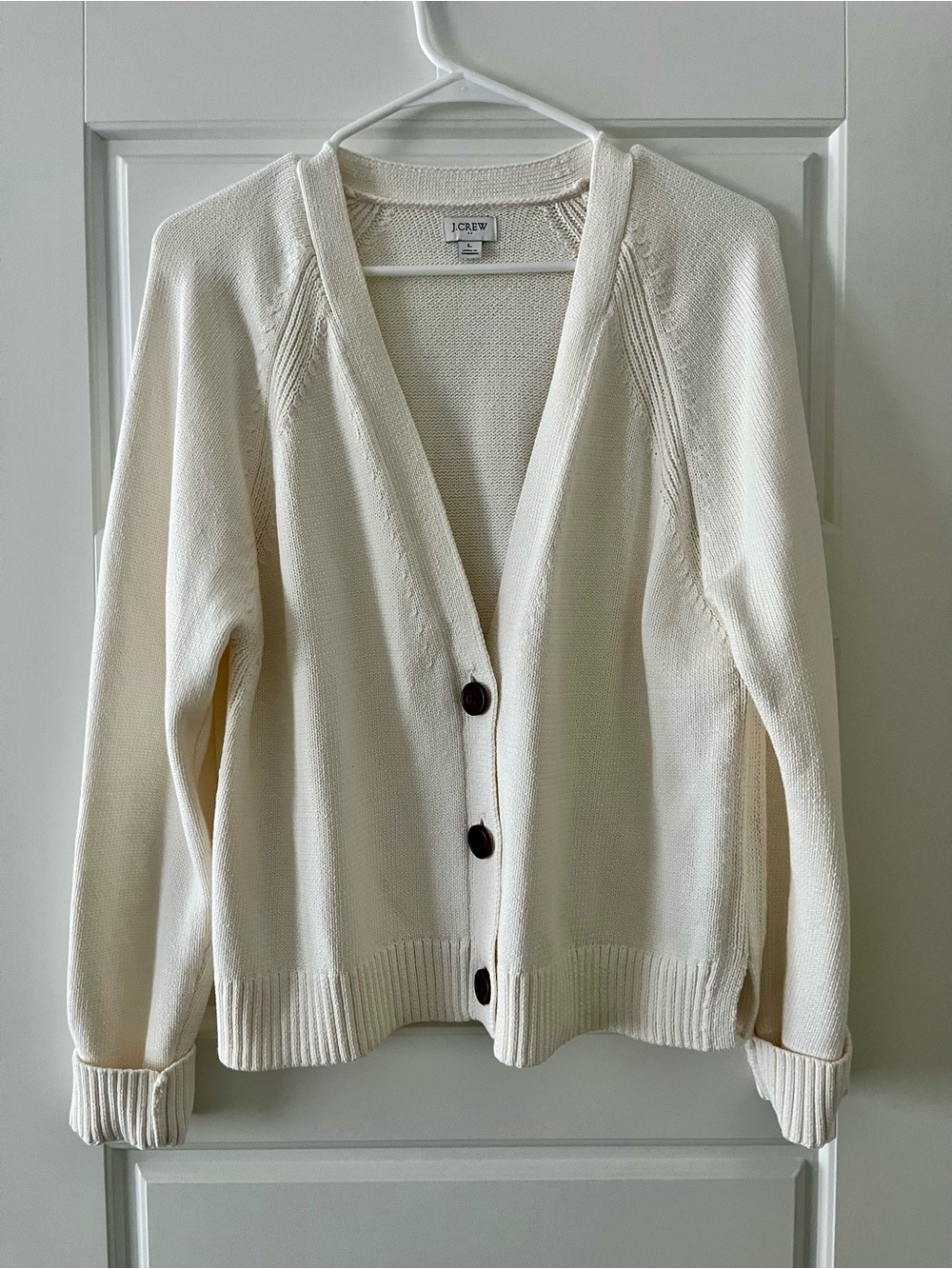 Cotton blend cardigan